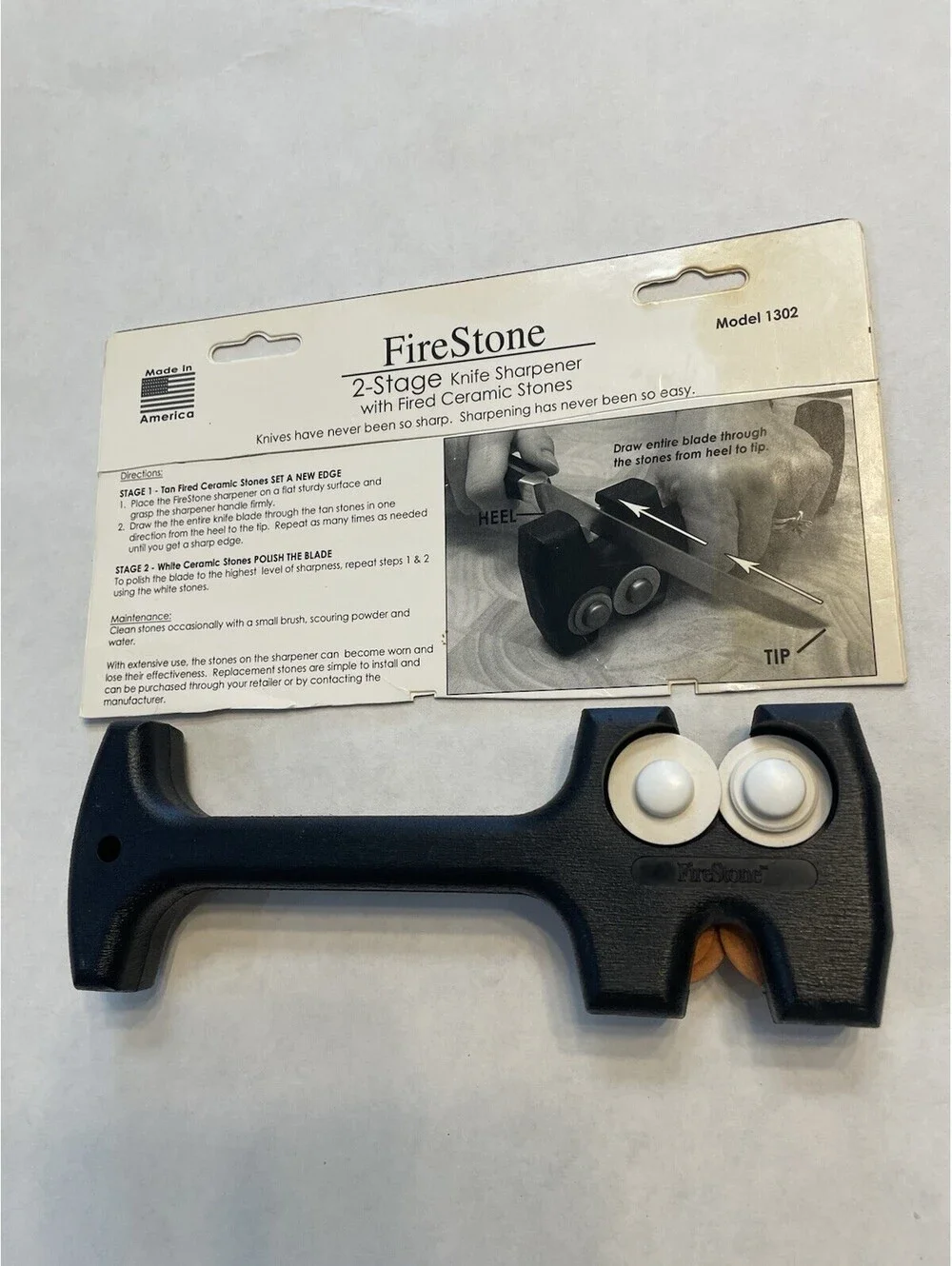 Firestone 2-Stage Knife Sharpener